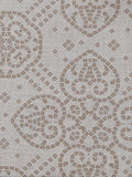 Grey Printed Cotton Bed Sheet 120x120 front view