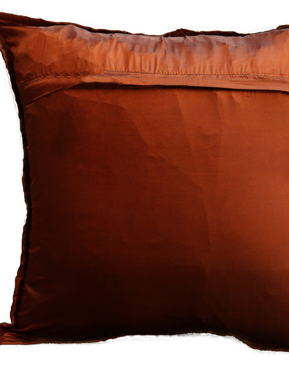 Square Rust Cushion Cover - Jagdish Store Online 