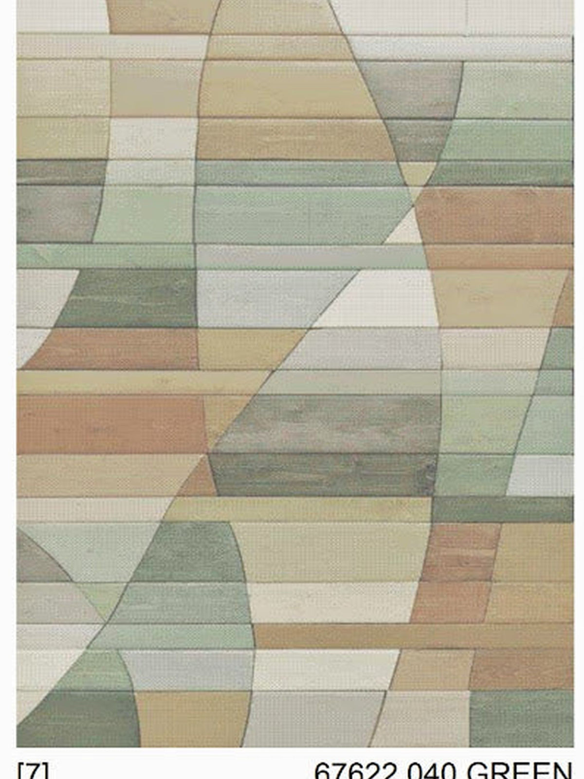 Muted patchwork geometric rug in sage, terracotta and cream, Diamond Bellagio
