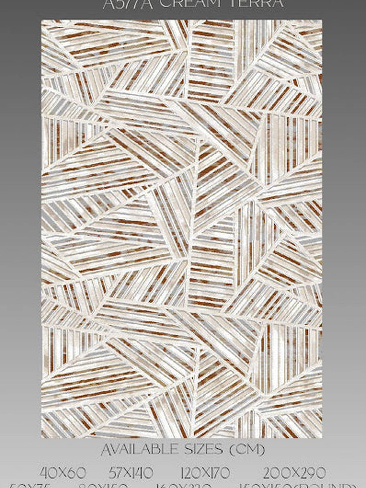 Cream and tan woven splinter patchwork rug, Blush Bellagio Cream Terra
