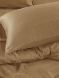 Barcode 450TC Caramel Cotton Bedsheet King & Single Size - Jagdishstoreonline 