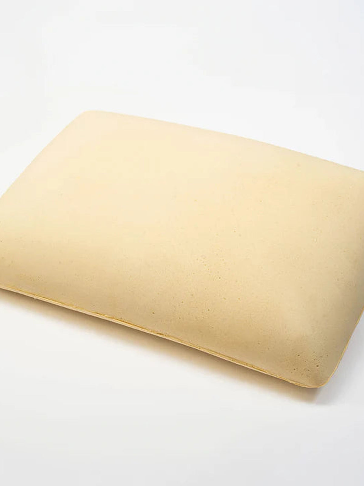 Uncovered natural latex pillow core, smooth surface, mmFoam Snuggle Pillow