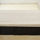 Dots (36 X 54 Inch) Table Cover(Black-White)-Sheer - Jagdish Store Online Since 1965