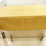 Self Design (36 X 54 Inch) Table Cover(Golden)-Cotton - Jagdish Store Online Since 1965