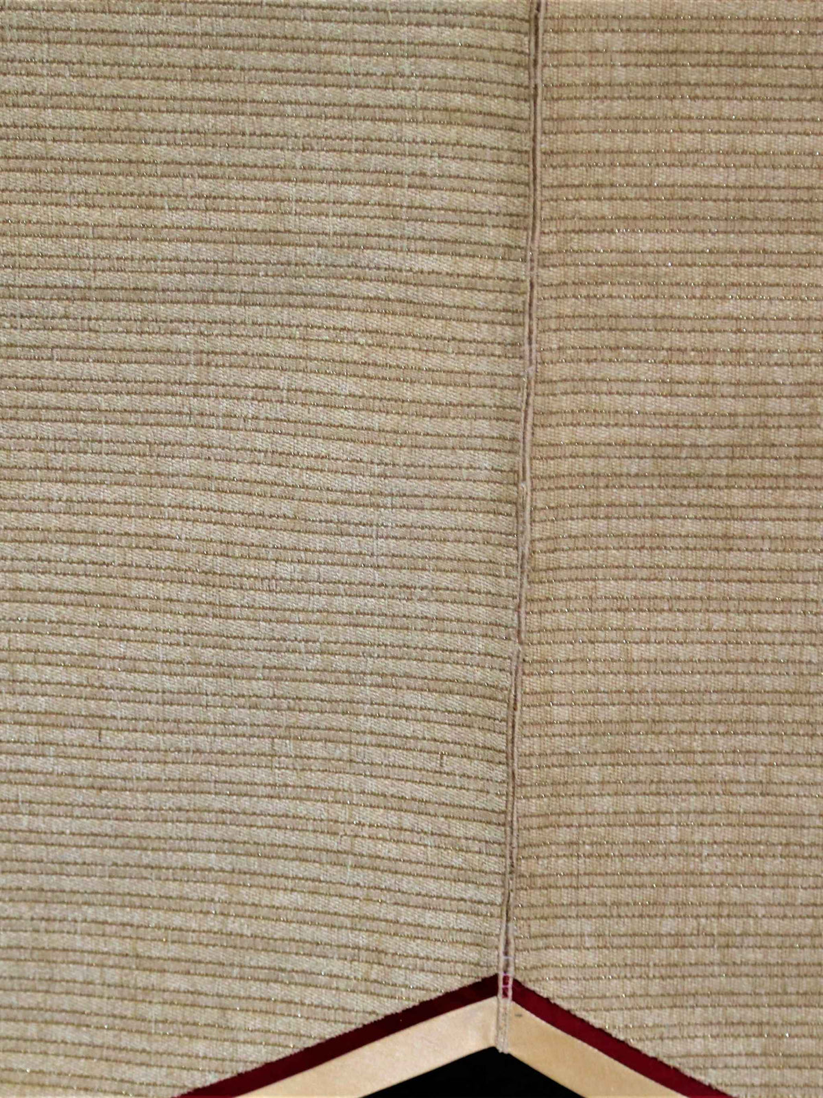 Beige Chenille Sofa Back 23x25 inch front view