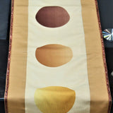 Printed(13 X 90 Inch) Table Runner(Gold)-Polyester - Jagdish Store Online Since 1965