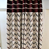 (Maroon) Curtain Self Design- Polyester(7 X 4 Feet) - Jagdish Store Online Since 1965