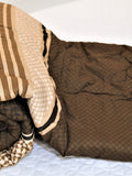 Printed(Beige/Brown) Cotton Quilt (60x90 Inch)-300 GSM - Jagdish Store Online Since 1965