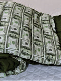 Printed(Cream/Green) Polyester Quilt (60x90 Inch)-250 GSM - Jagdish Store Online Since 1965