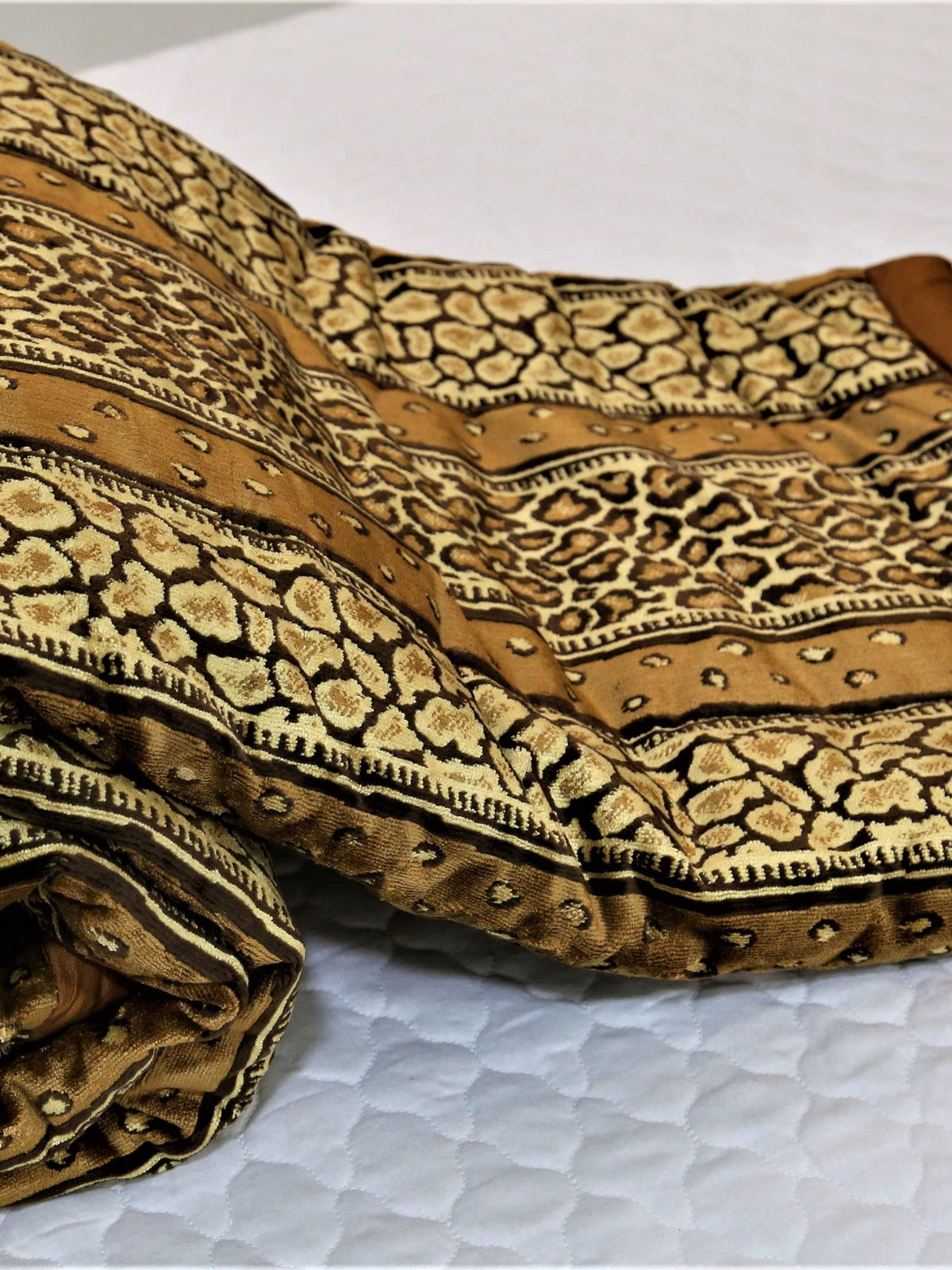 Brown Quilt front view