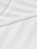 White Printed Cotton Bedsheet Set front view