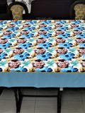 Printed(60x108 Inch)Table Cover(Multi)-Polycotton - Jagdish Store Online Since 1965