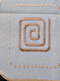 Cut Work(60x90 Inch)Table Cover(Beige)-Polyester - Jagdish Store Online Since 1965