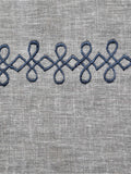 Embroidery(60x90 Inch)Table Cover(Grey)-Cotton - Jagdish Store Online Since 1965