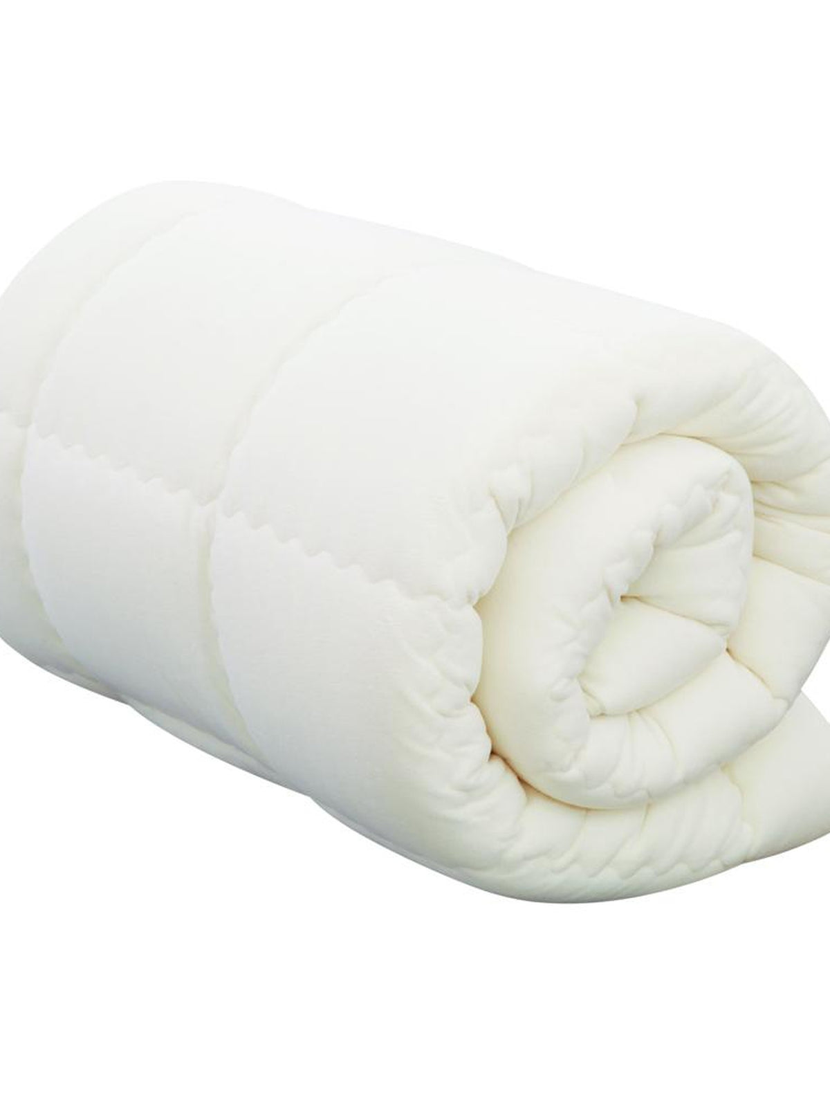 White Quilt front view