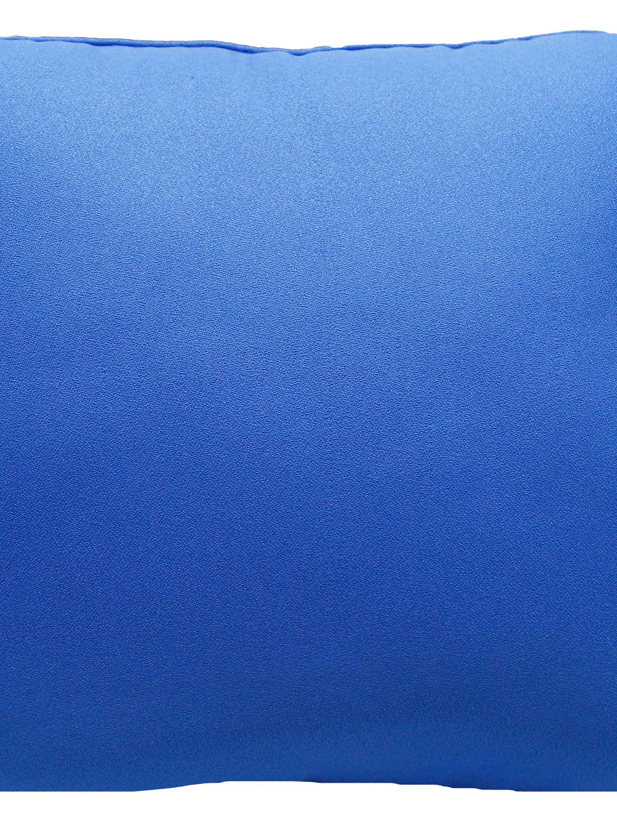 Same royal blue bedrest cushion, back view