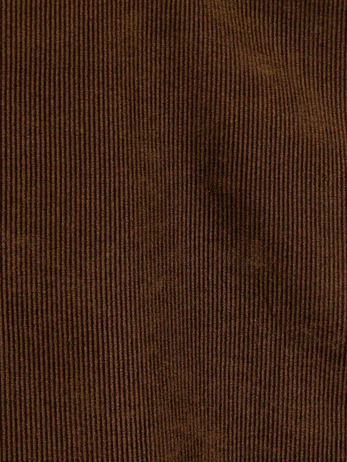Chocolate brown ribbed chenille velvet upholstery fabric, Mocca Style