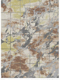 Yellow Printed Carpet front view