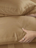 Barcode 450TC Caramel Cotton Bedsheet King & Single Size - Jagdishstoreonline 