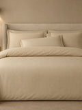 Desenhista 550 TC Jacquard Cotton Bedding Set with Duvet Cover-beige colour
