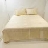 Self Design Polyester BedCover 108 X 108 Inch Set-(1 bedcover+ 2 Pillow Covers) - Jagdish Store Online Since 1965