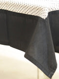 Black Table Cover 36x54 inch front view