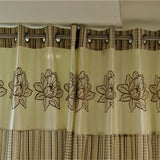 (Beige) Curtain Net Design- Polyester(7 X 4 Feet) - Jagdish Store Online Since 1965