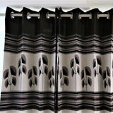 (Coffee) Curtain Self Design- Polyester(7 X 4 Feet) - Jagdish Store Online Since 1965