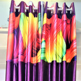 (Wine) Curtain Self Design- Polyester(7 X 4 Feet) - Jagdish Store Online Since 1965