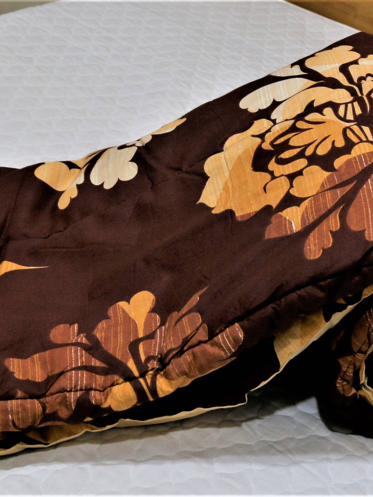 Portico Printed(Brown/Beige) Cotton AC Quilt (90x100 Inch)-250 GSM - Jagdish Store Online Since 1965