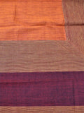 Brown Plain Cotton Table Cover front view