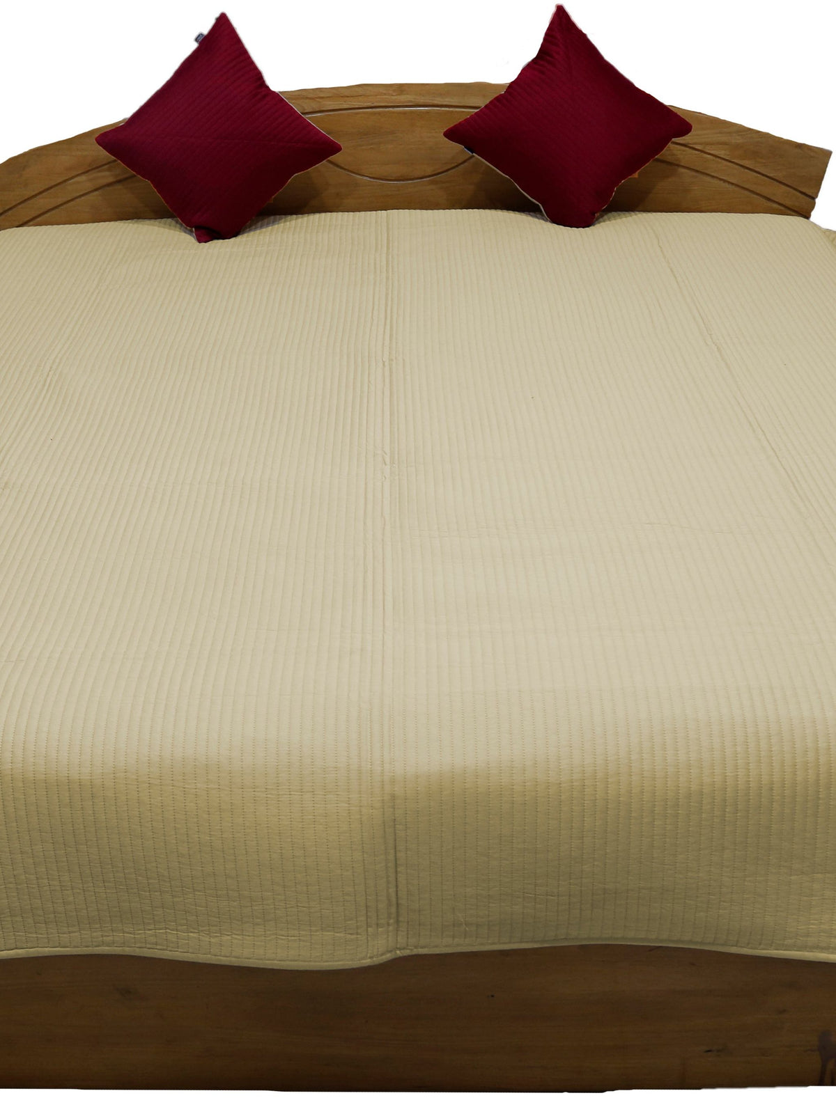 Spread-Reversible PolySilk Quilted BedCover Set-(1 bedcover+ 2 Pillow Covers) - Jagdish Store Online Since 1965