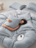 600 TC Tencel Bedding Set with Duvet Cover – King Size - Jagdishstoreonline 