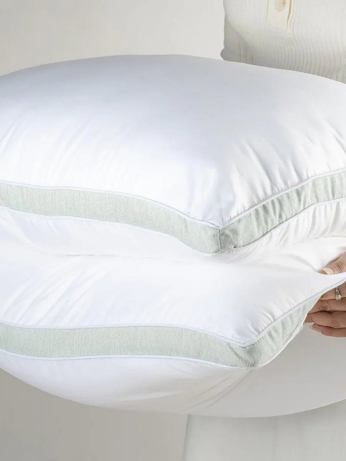 Aloe Vera Gel Coated Pillow for Soft & Healthy Sleep by Jagdish Store