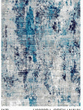 Yellow Printed Carpet front view