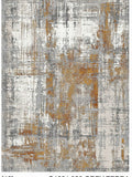 Yellow Printed Carpet front view