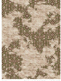 Beige Printed Carpet front view
