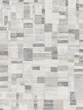 White Printed Carpet front view