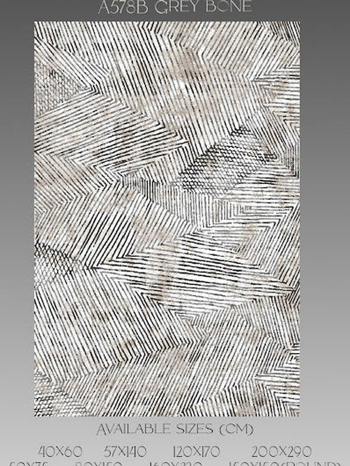 Grey and bone fine cross-hatch sketch rug, Blush Bellagio Grey Bone