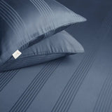 Barcode 450TC American Blue Cotton Bedsheet King & Single Size - Jagdishstoreonline 