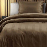 Barcode 450TC Brown Cotton Bedsheet King & Single Size - Jagdishstoreonline 