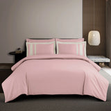 Luxe Oslo 550TC Cotton King Size Bedsheet with Elegant Stripe Design