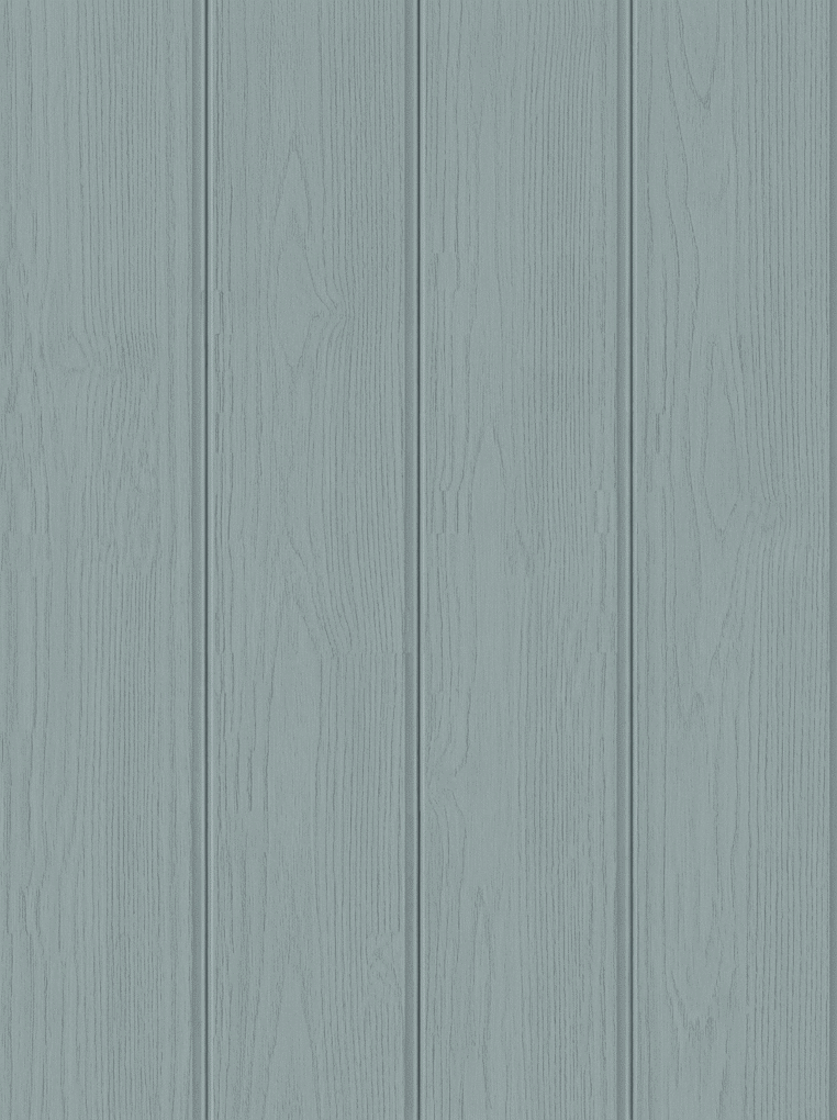 Classic Wood Paneling Wallpaper Blue