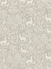 Tranquil Deer Haven Wallpaper Taupe
