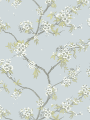 Spring Blossom Serenity Wallpaper Blue