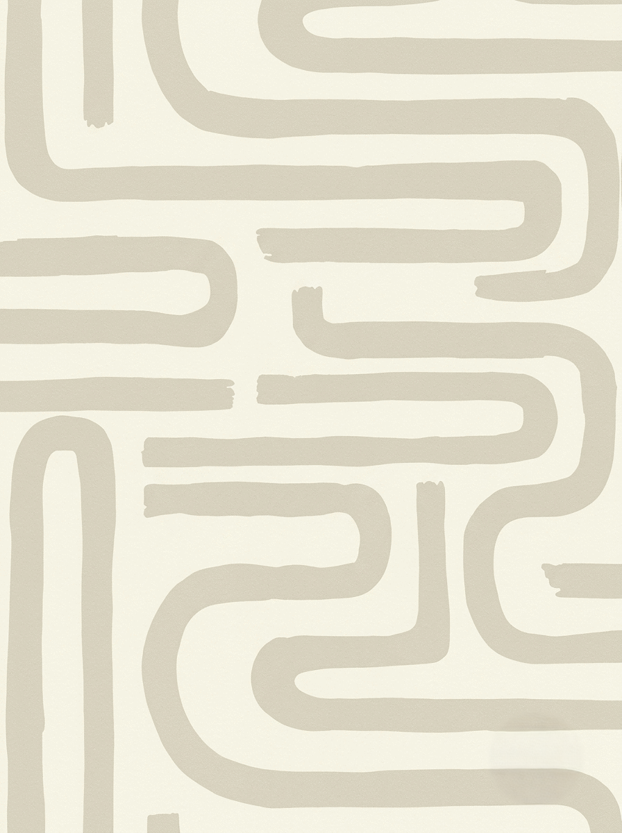 Modern Art Geometry Wallpaper Neutral