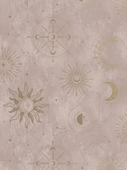 Mystic Cosmic Galaxy Wallpaper Pink Gold