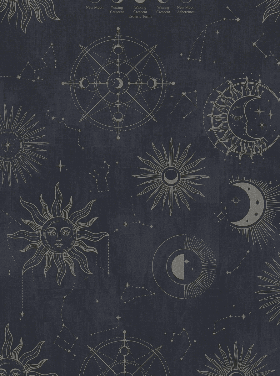 Mystic Cosmic Galaxy Wallpaper Navy Silver