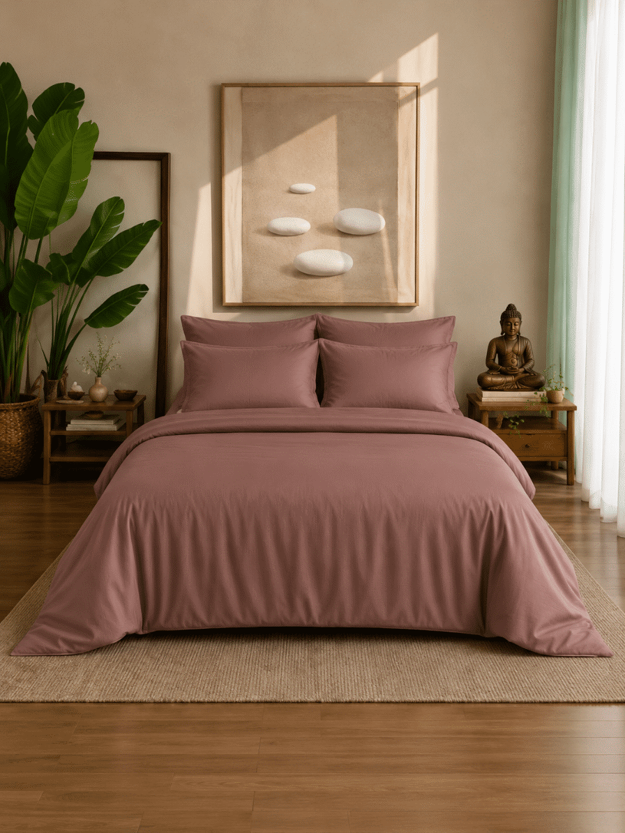 Eucalyptus Lyocell Cotton Duvet Bedsheet with Pillow Covers | Jagdish Store