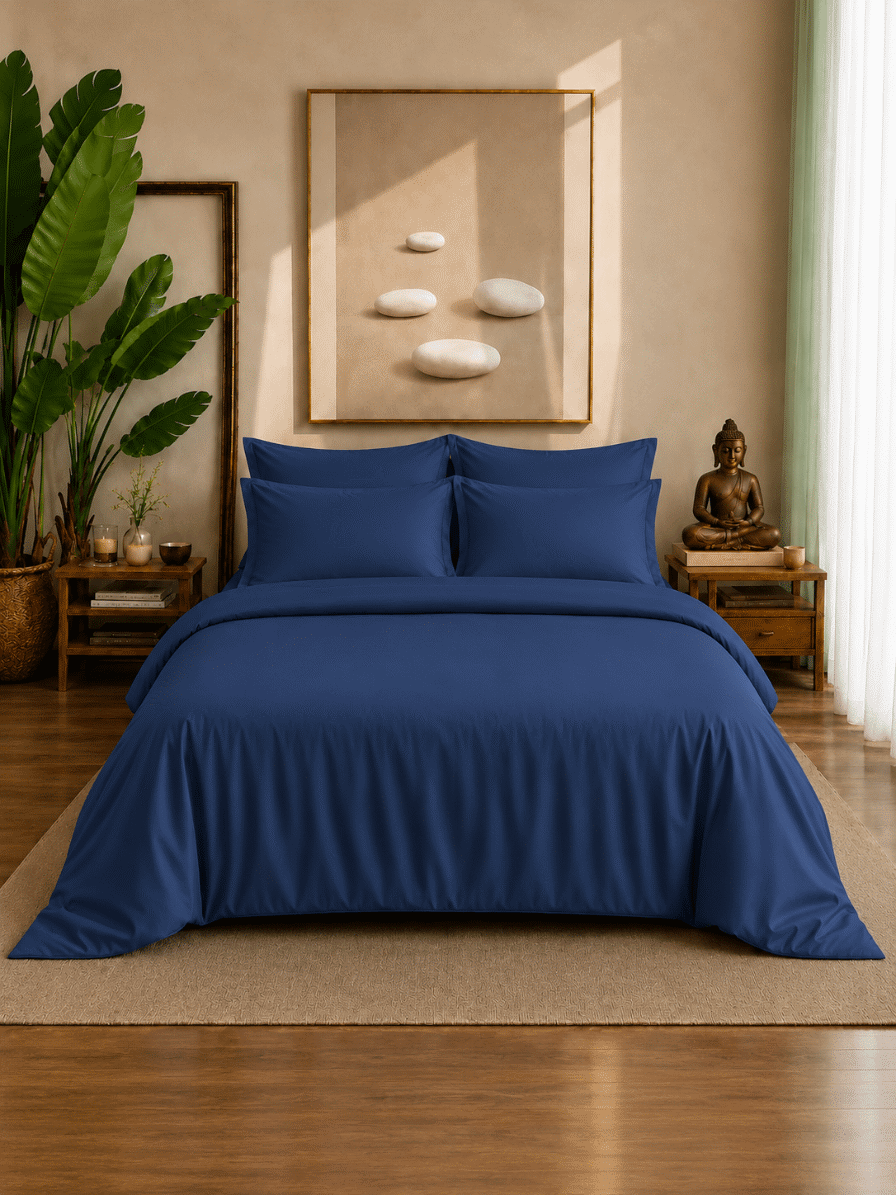 Eucalyptus Lyocell Cotton Duvet Bedsheet with Pillow Covers | Jagdish Store